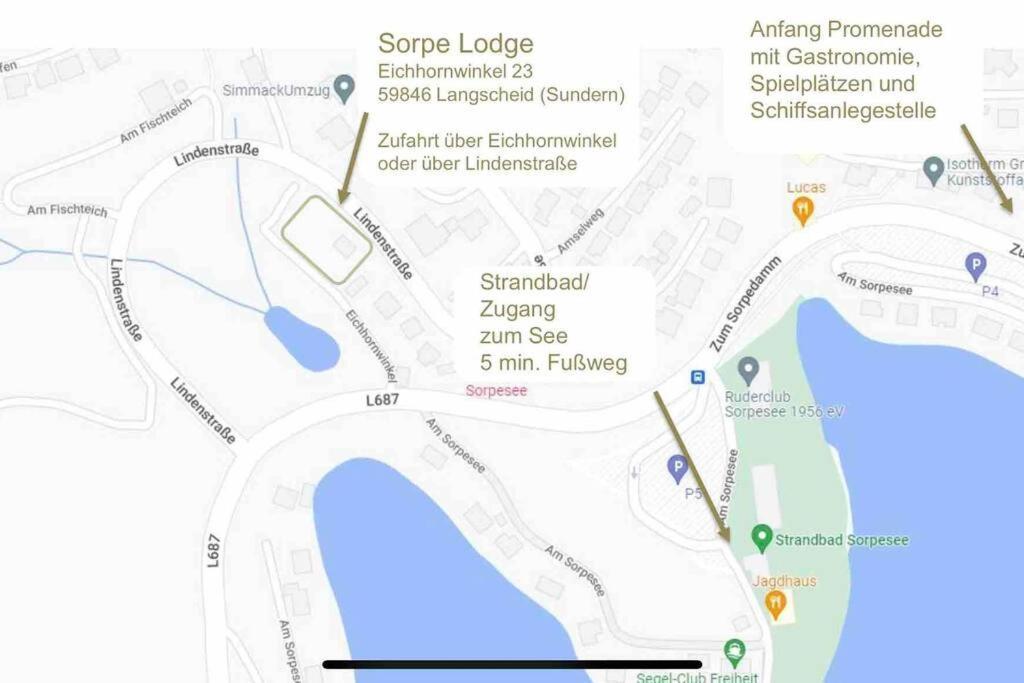 Sorpe Lodge - Entspannte Urlaubstage Am See! Langscheid  Exterior foto